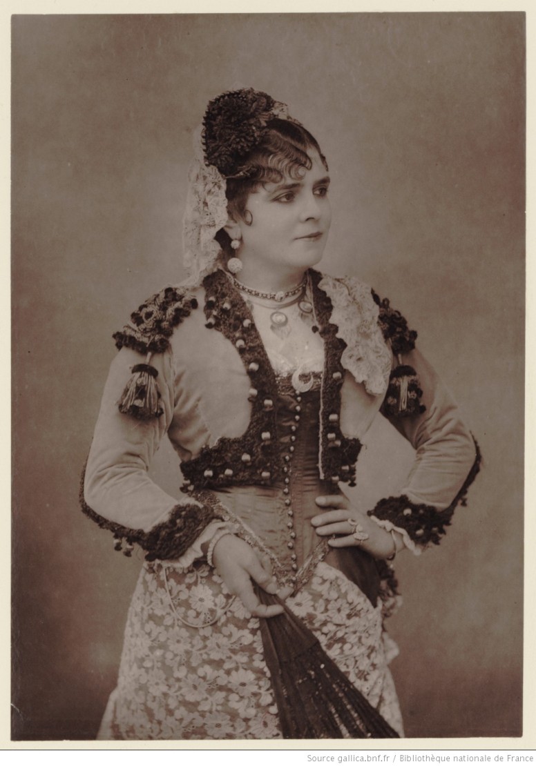 	<p>Célestine Galli-Marié en costume de Carmen, 1875 © BnF</p>
 