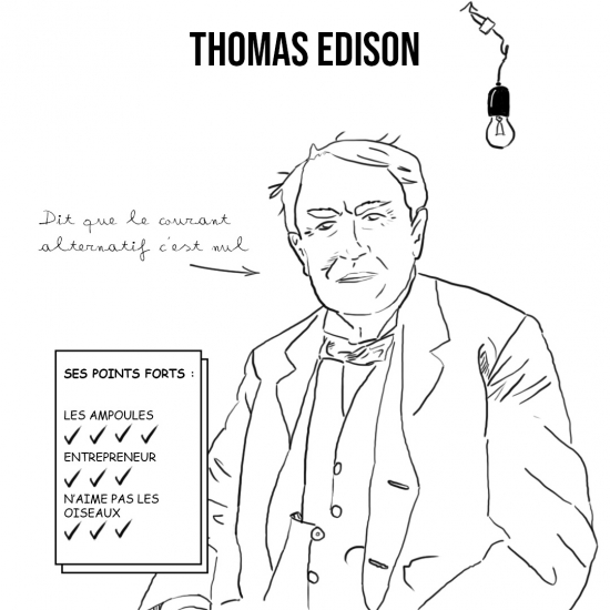 Thomas Edison - Les Eclairs 2021