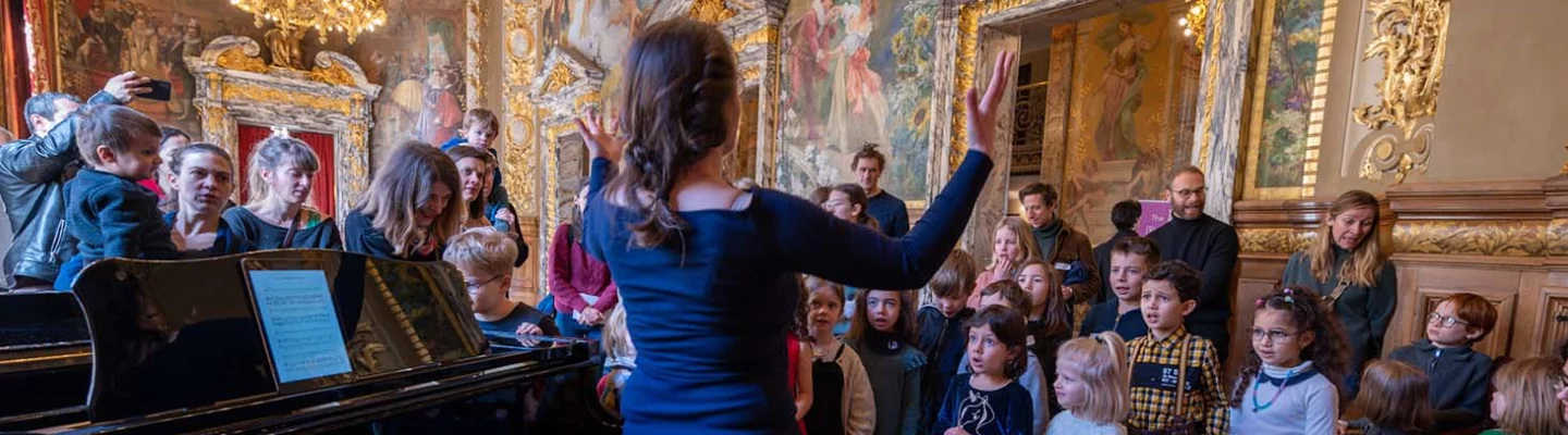 Atelier de chant avec Iris Thion-Poncet | Journée portes ouvertes aux familles, 2023 © Frédéric Michot
