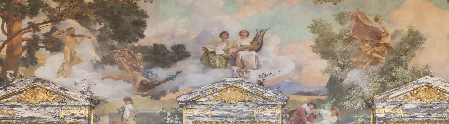 Fresque du Foyer Favart © C.Chavant RMN