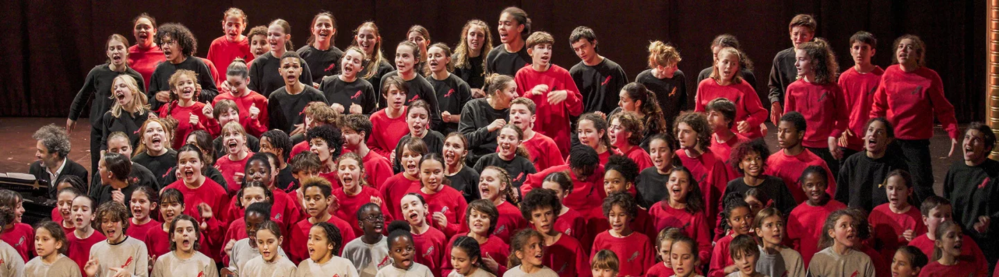 La Maîtrise Populaire de l'Opéra-Comique © Julie Rabreau