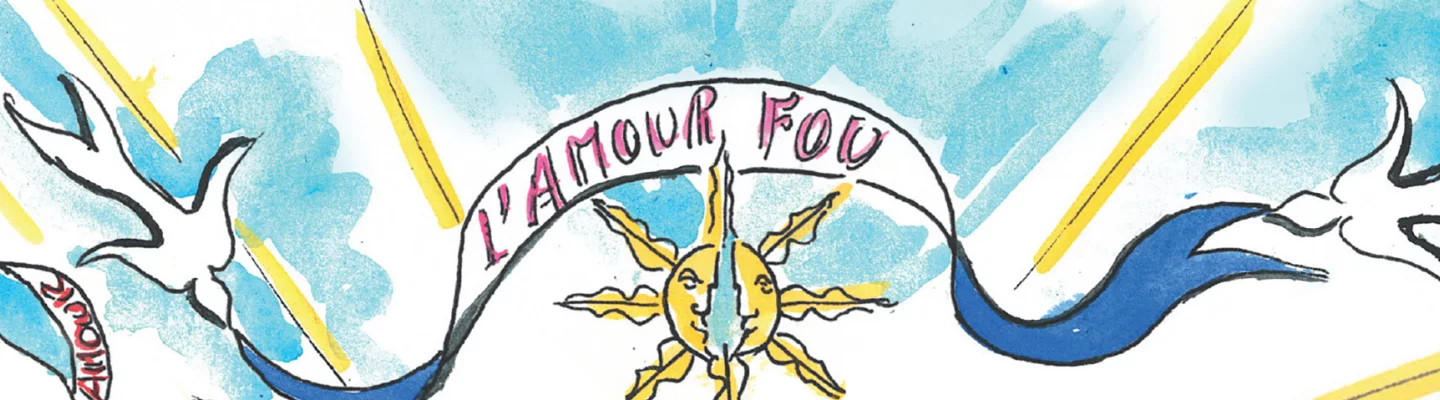 Gala 2025 de l'Opéra-Comique | L'amour fou | Dessin Vincent Darré