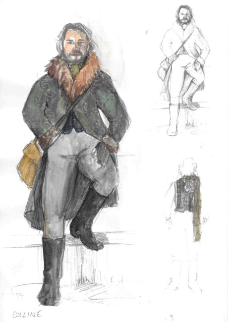 Croquis costume bohème notre jeunesse 