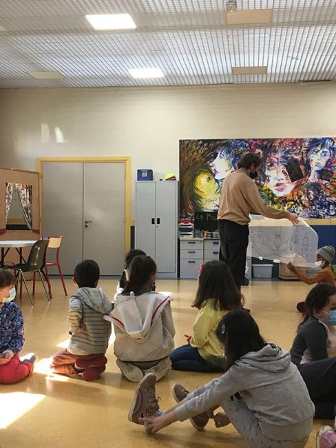 Sortir du cadre à Poissy, atelier de médiation - DR Opéra Comique