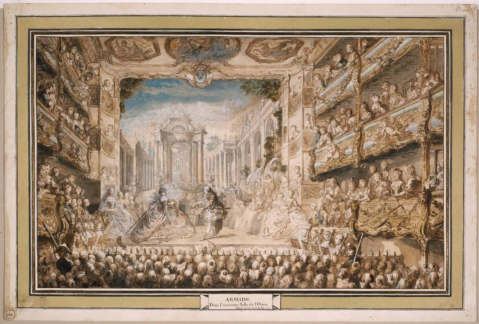 Représentation d’Armide de Lully à l’Académie royale de musique en 1761