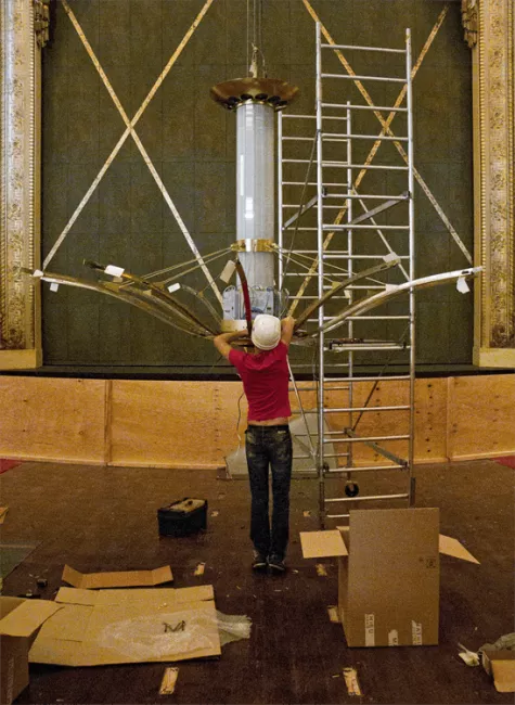 Salle Favart | Rideau de scène © Alwyne de Dardel - Photo © Stefan Brion