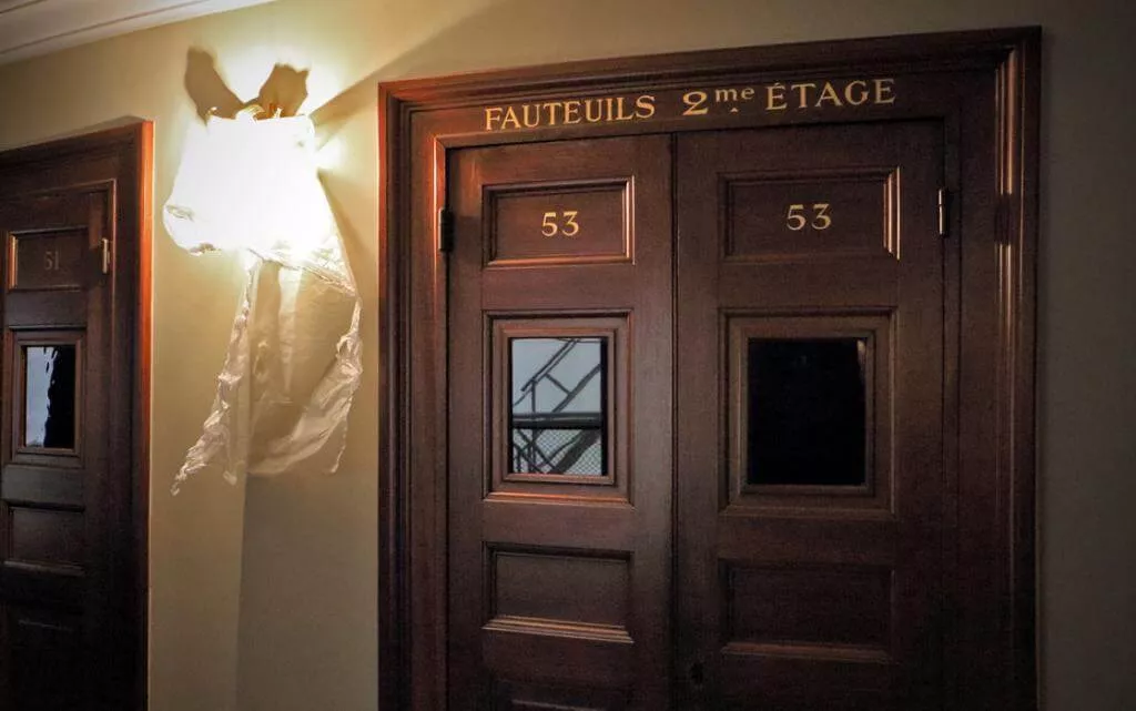 Travaux de la salle Favart - Février 2017 © Stefan Brion