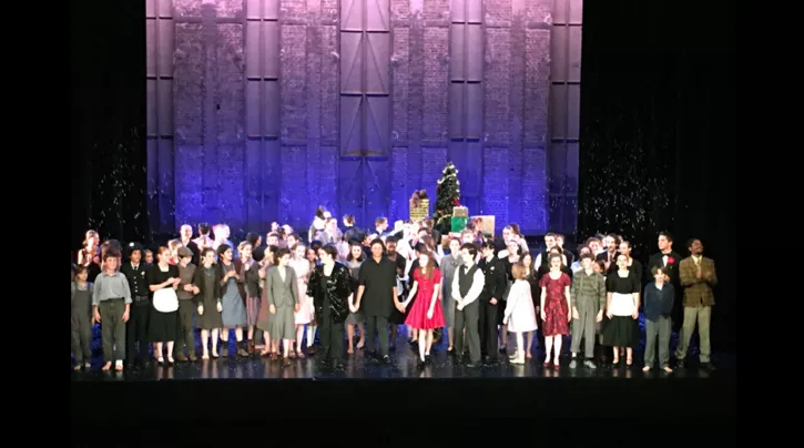 Annie sur la scène de l'Opéra Comique