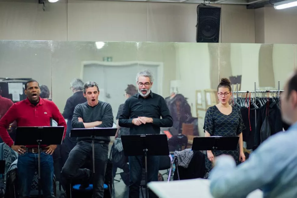 Répétitions de Fantasio © Alexandre Tome