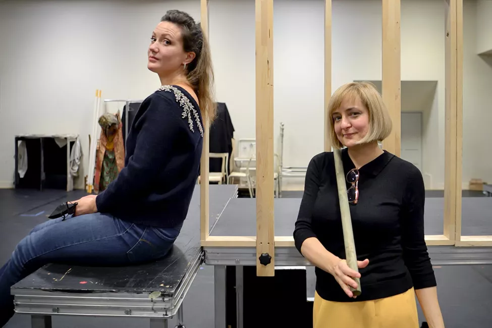 Roméo et Juliette en répétition © S.Brion (Opéra Comique)