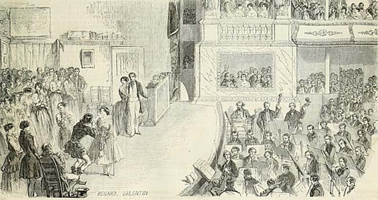 Gravure de R. Valentin dans L'Illustration n°247 du 20 novembre 1847