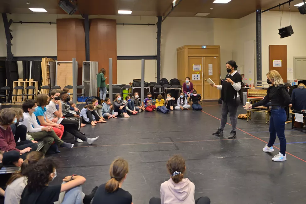 Répétitions du spectacle Les Pontikis © Stefan Brion