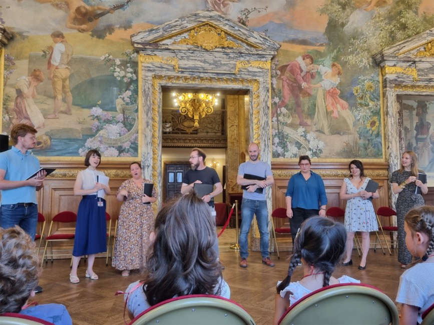 Atelier pédagogique avec l'Ensemble Les Métaboles 