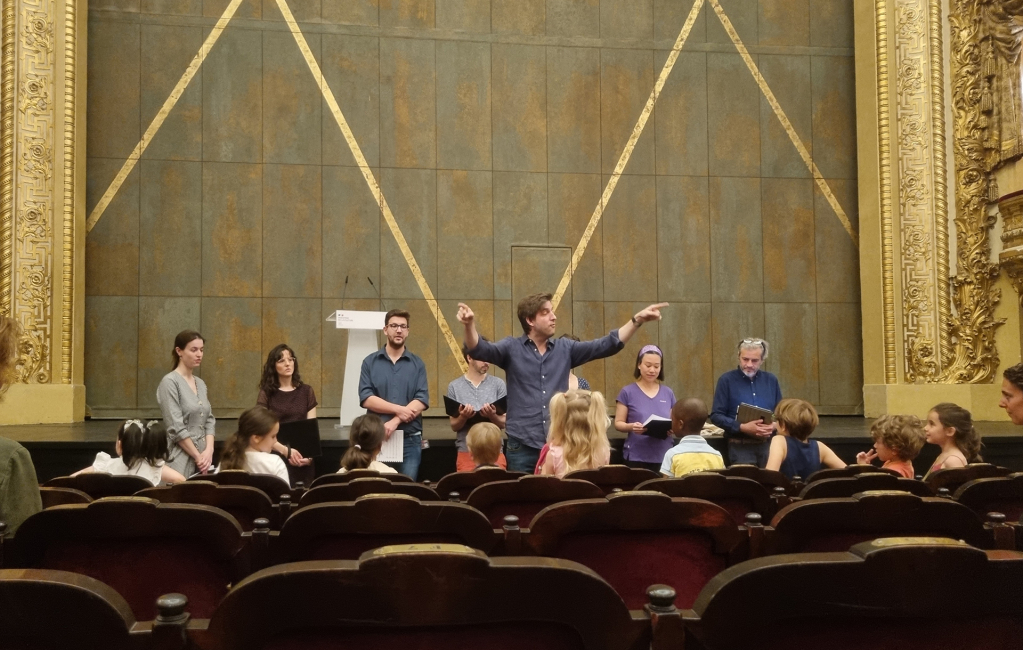 Atelier pédagogique avec l'Ensemble Les Métaboles 