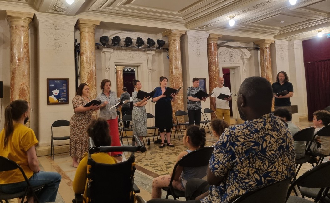 Atelier pédagogique avec l'Ensemble Les Métaboles 