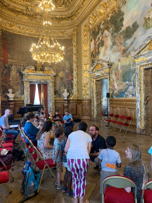 Atelier pédagogique avec l'Ensemble Les Métaboles 