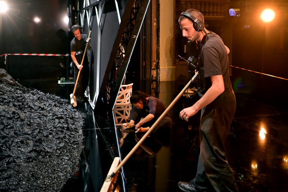 Répétitions du spectacle Armide au plateau © Stefan Brion