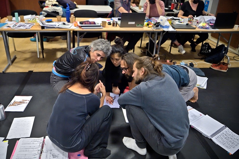 Répétitions du spectacle Armide au petit théâtre ( Salle de répétition ) © Stefan Brion