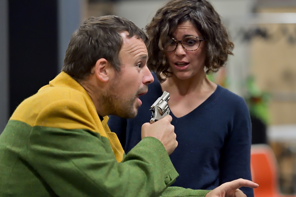 Répétition du spectacle La Petite Boutique des horreurs au petit théâtre (Salle de répétition) © Stefan Brion