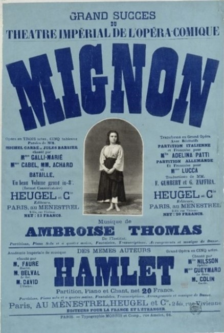 Mignon, 1866, Bibliothèque nationale de France, Collection Opéra-Comique