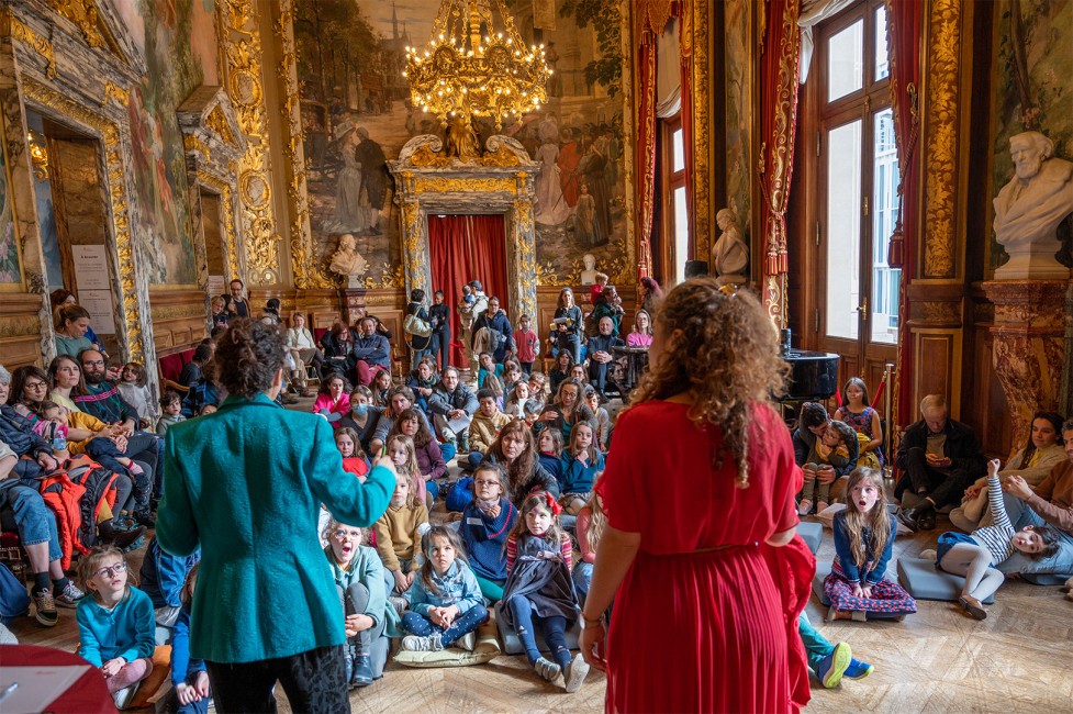 Casting à l'Opéra avec Alina Sarbaji et Joana Rebelo | Journée portes ouvertes aux familles, 2023 © Frédéric Michot