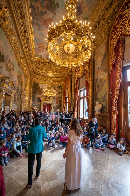 Casting à l'Opéra avec Alina Sarbaji et Joana Rebelo | Journée portes ouvertes aux familles, 2023 © Frédéric Michot