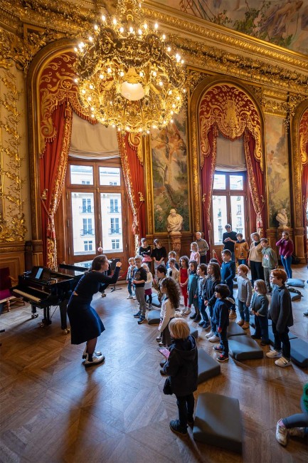 Atelier de chant avec Iris Thion-Poncet | Journée portes ouvertes aux familles, 2023 © Frédéric Michot