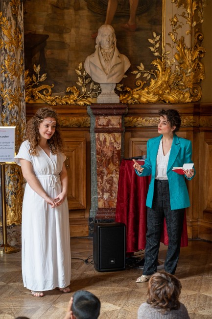 Casting à l'Opéra avec Alina Sarbaji et Joana Rebelo | Journée portes ouvertes aux familles, 2023 © Frédéric Michot