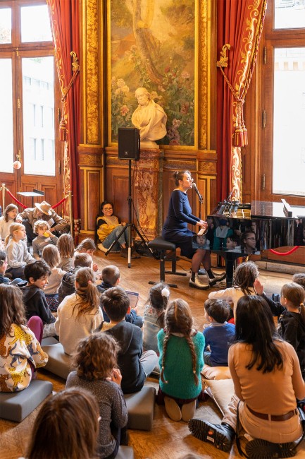 Atelier de chant avec Iris Thion-Poncet | Journée portes ouvertes aux familles, 2023 © Frédéric Michot