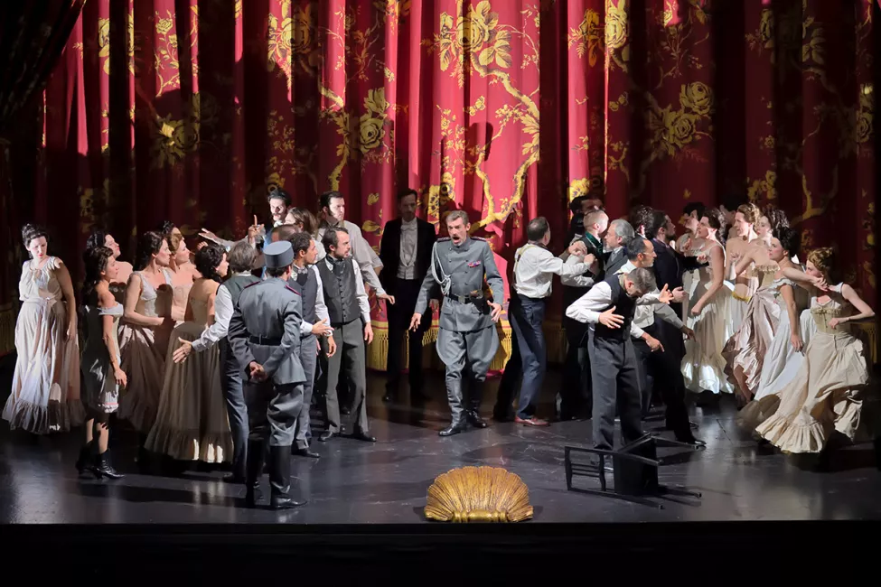 François Lis (Zuniga), choeur accentus © Stefan Brion