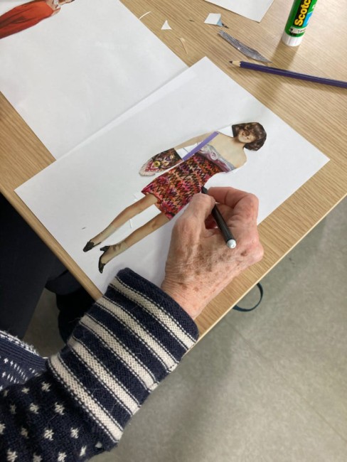 Atelier de création de costumes de scène en collage, 2023 | Limay