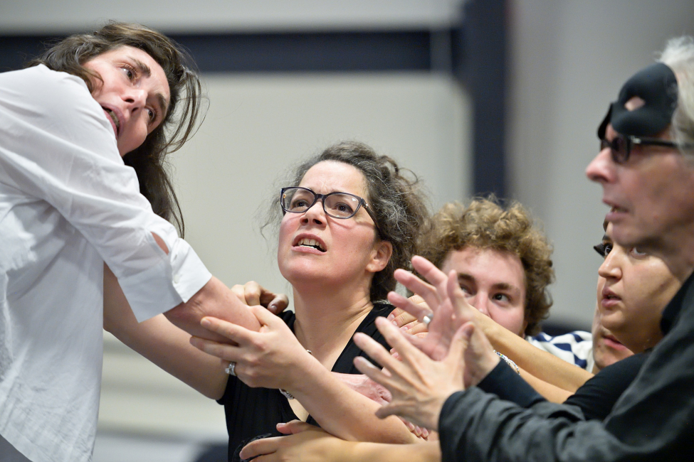 Répétition du spectacle La Fille de Madame Angot au petit théâtre (salle de répétition), 2023 © Stefan Brion