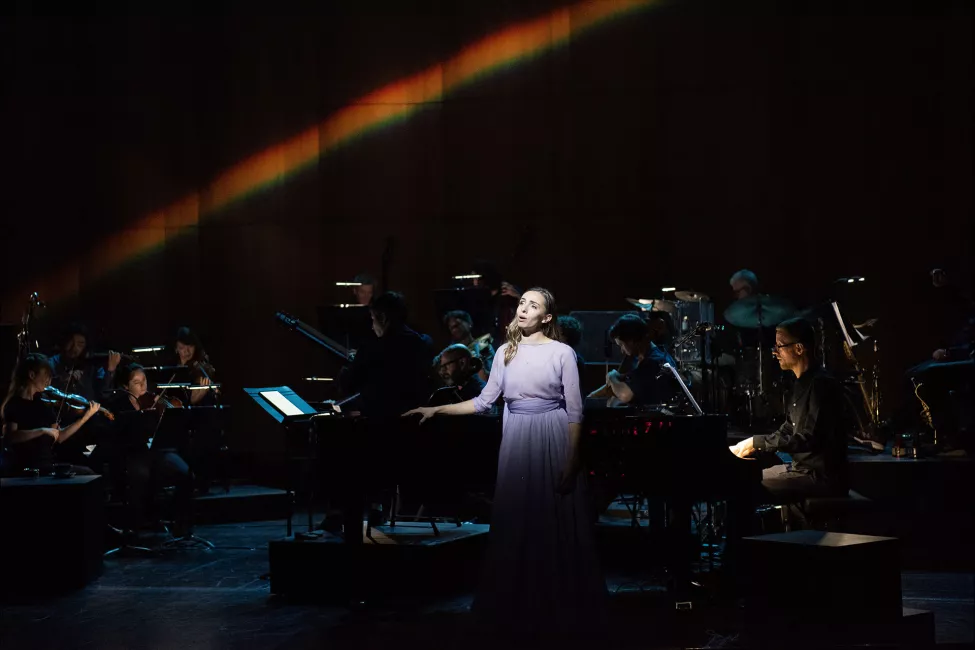 Lea Desandre et l'Ensemble Jupiter dans Chasing Rainbows, 2023 © Cordula Treml