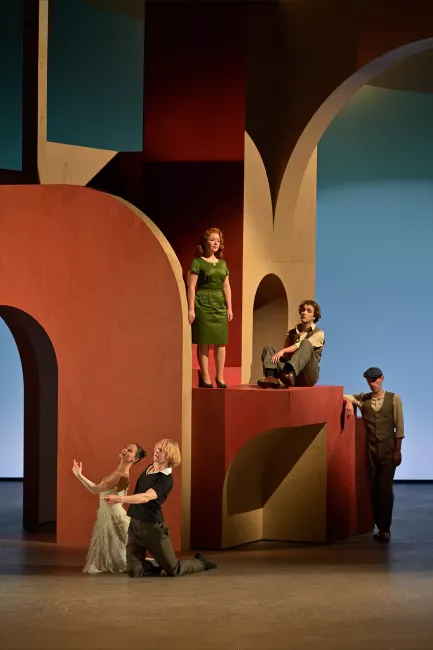 Pulcinella, à l'Opéra-Comique, 2024 © Stefan Brion