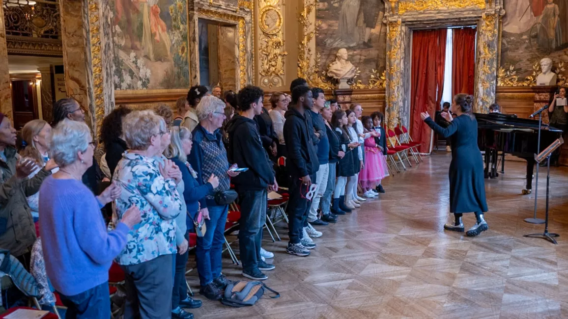 Choeurs nomades à l'Opéra-Comique, 31 octobre 2024 © Frédéric Michot