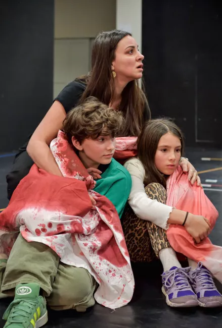 Les répétitions de Médée au petit théâtre (2025) © Stefan Brion