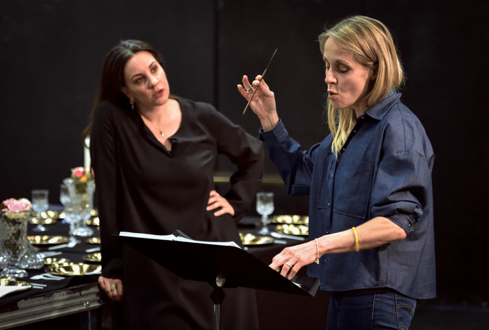 Les répétitions de Médée au petit théâtre (2025) © Stefan Brion