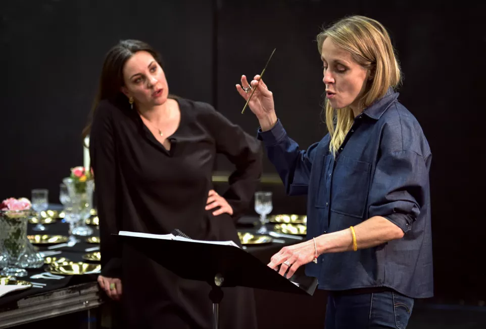 Les répétitions de Médée au petit théâtre (2025) © Stefan Brion