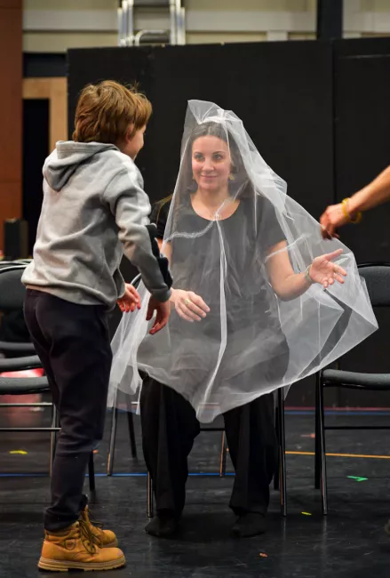 Les répétitions de Médée © Stefan Brion