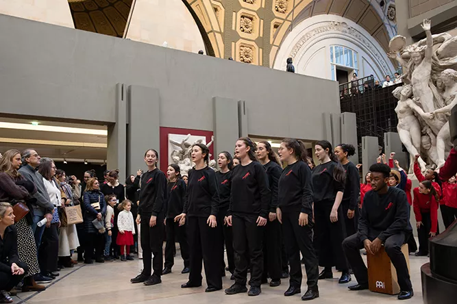 Concert de la maitrise de l’Opéra-Comique au musée d'Orsay © Musée d’Orsay Allison Bellido Espichan