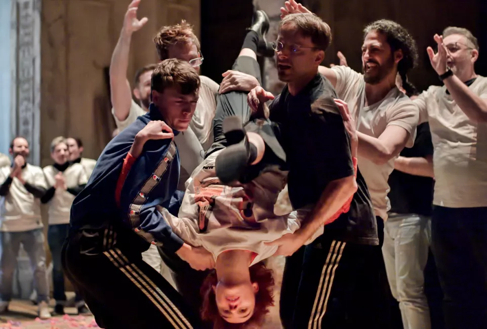 Les répétitions de Samson au plateau