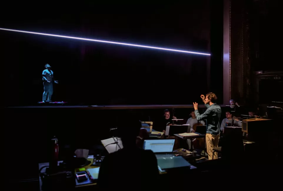 Les répétitions de Samson au plateau