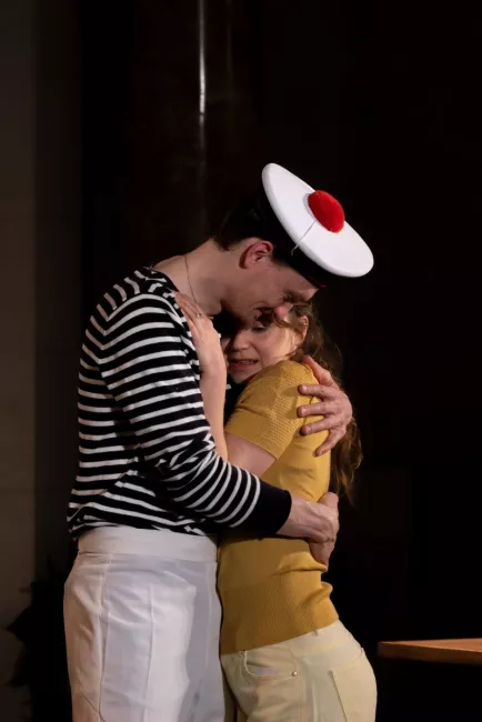 Les répétitions de L'Île de Merlin ou Le Monde renversé