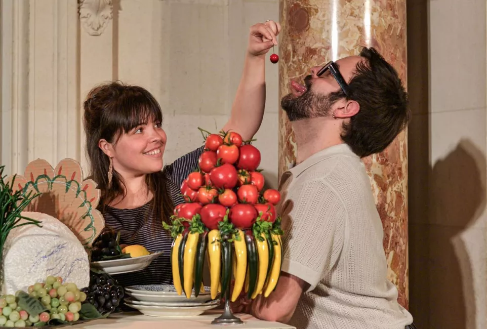 Les répétitions de L'Île de Merlin ou Le Monde renversé