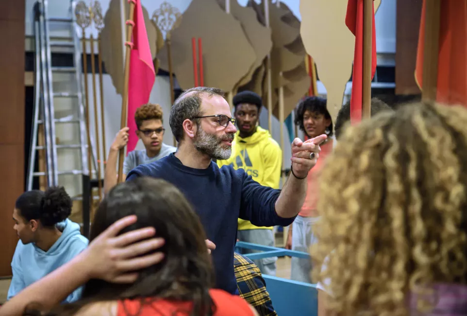 Les répétitions de La Grande Affabulation