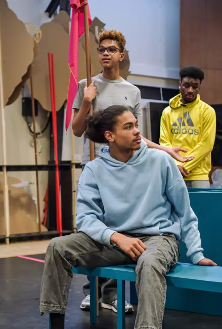 Les répétitions de La Grande Affabulation