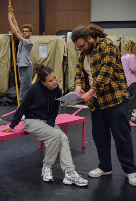 Les répétitions de La Grande Affabulation