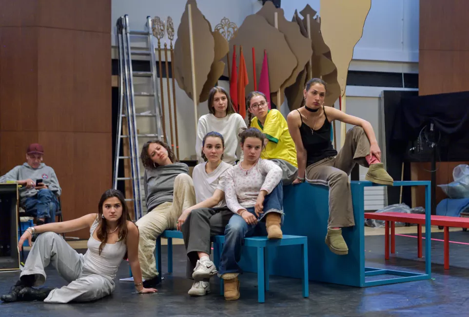 Les répétitions de La Grande Affabulation