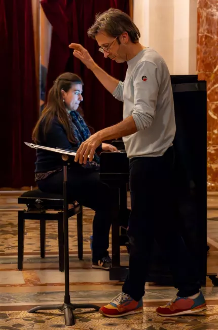 Les répétitions de La Grande Affabulation