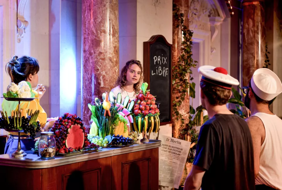 Répétition de L’Île de Merlin ou Le Monde renversé © Stefan Brion